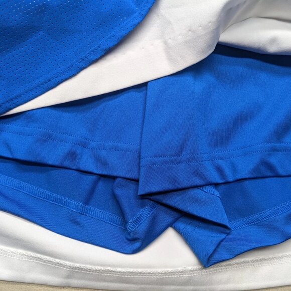 NWT Lady Hagen Golf Women's Skort Blue White Perforated Size 2 Tennis Golf - Picture 2 of 4